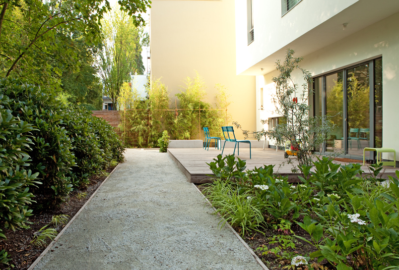 Gartenhaus auf Stelzen